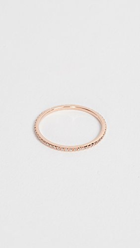 Women's 14k Rose Gold Diamond Eternity Stack Ring4