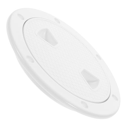 Happyyami Convenient Hatch Cover for Boat Deck Round-Shaped Yacht Deck Hatch Cover Abs Material