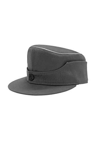 Casquette M44 field cap Heer Elite, couvre-chef d'officier en gabardine grise