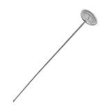SOLUSTRE Edelstahl Kompostthermometer mit Verlängerter Sonde 50cm Bodenthermometer für Garten und Gewächshaus Schnelle Reaktion und Einfache Bodeneinführung