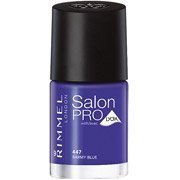 ONLY 1 IN PACK Rimmel Salon Pro Nail Polish with Lycra, 447 Barmy Blue, 0.4 fl oz