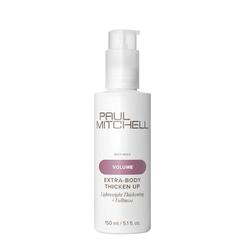Paul Mitchell Extra-Body Thicken Up Styling Liquid, Lightweight Formula, Adds Fullness, For Fine Hair, 5.1 oz