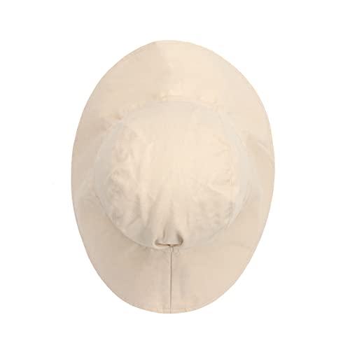Baby Sun Hat Toddler Hats For Boys Girls Infant Sun Hat Baby Girl Hats Outdoor Wide Brim Basin Hat Beach Hat Upf 50+ Cotton Hemp Breathable Quick Drying (9-24 Months, White) #TOP7