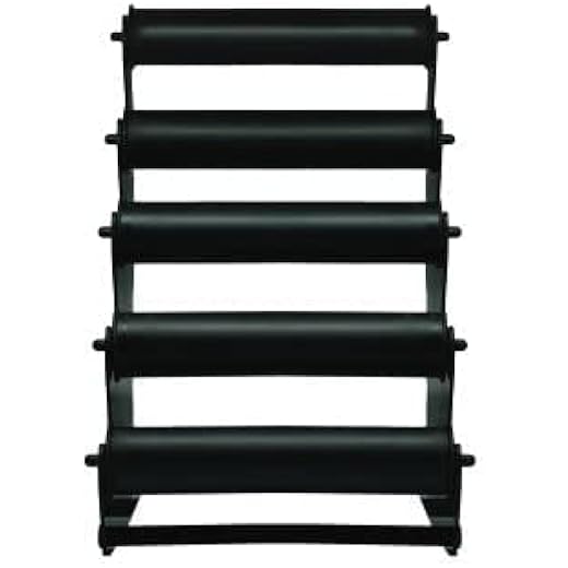 Arah Jewels Black Plastic Jewelry Organizer 5 Roll