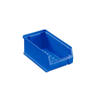 40 Sichtlagerkästen Lagersichtkästen Stapelkästen 175x100x75mm blau