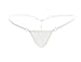 Deargirl Panty T Back G-string Thong for Women Cotton/lace (One Size(FITS MOST XS to M ), White Cotton)
