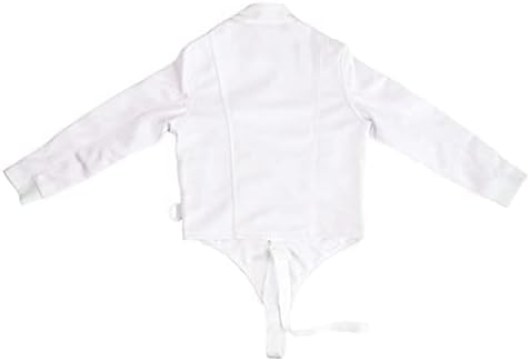 Miniatura 4 de LEONARK Pantalones de esgrima, chaqueta chaleco chaleco para sable de espada de papel de aluminio, traje de uniforme de esgrima unisex