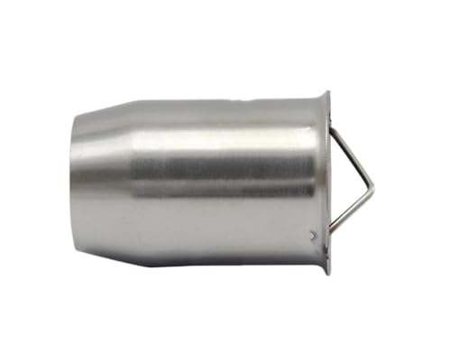 Silencieux d'échappement universel moto 50,8 mm avec DB killer amovible et catalyseur avant