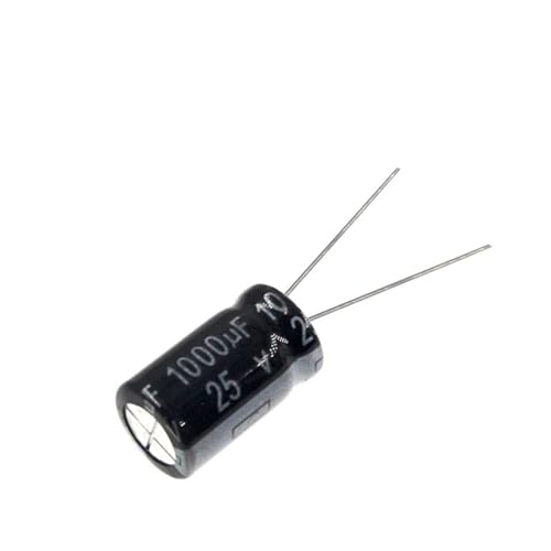 Condensateur 1000uF 25V en aluminium haute durabilité 10x16mm pour montage de précision