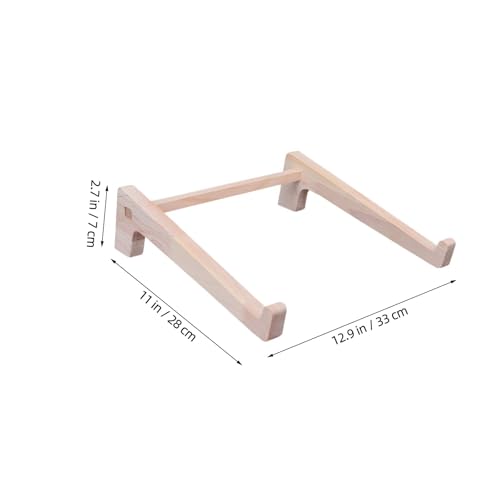Base de madera para laptop y tablet portátil ergonómica miniatura 2