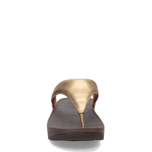 Image of FitFlop Womens Lulu Leather Toe Post Sandals