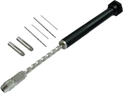 Kavya Craft Present Hand Drill Machine for Resin Jwellery PCB Drilling and DIY Application, Hand Operated Drill Machine Along with 4 Needles in box