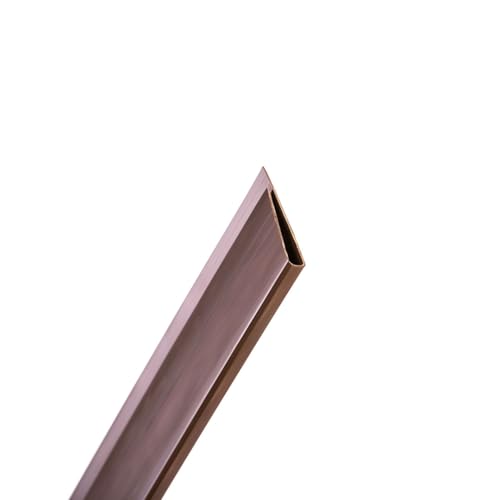 Nortene | Perfil Remate U Cañizo PVC 1.5 M Marrón | Ocultación | Embellecedor | Duradero Y Resistente | Protección UV