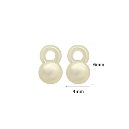 Image of SATRA TRADERS Plastic Ghungroo | Size : 4mm | Qty : 100g | BF65 | Cream