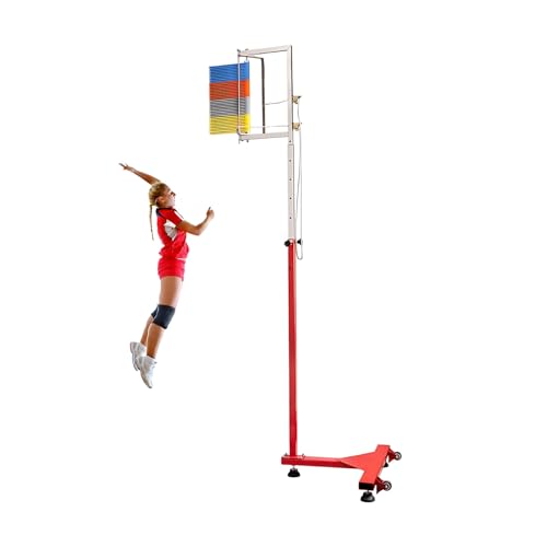 KAIKAFEI Tester de Salto Vertical y Medidor de Salto Vertical de Pie, Dispositivo Salto Vertical Suelo con Base Estable para Entrenamiento de Baloncesto y Voleibol(170-360cm)