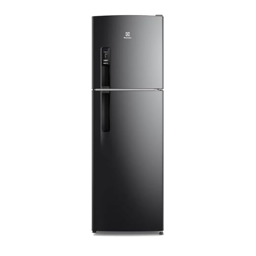 Electrolux Geladeira Electrolux Frost Free 400L AutoSense Duplex Black Inox Look (TF44B) 127V