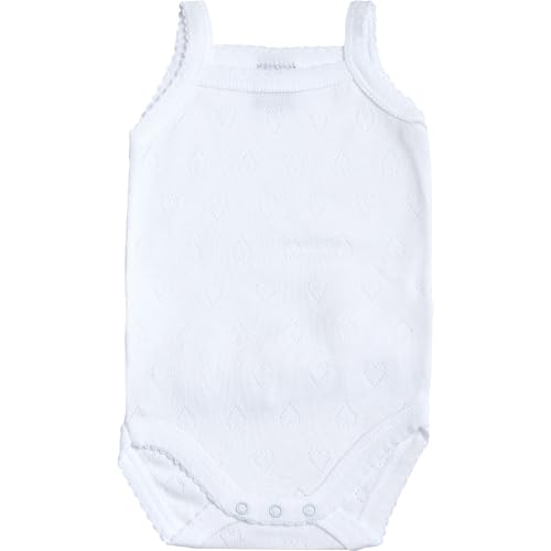 Babidu Unisex-Kinder 1133 Zugeschnitten, Blanco, 18 Monate