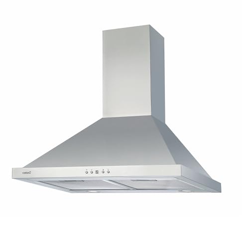 CATA Campana Extractora BETA PRO 7000 X Control Electrónico Temporizador 3 Niveles Extracción 1027 m3/h Nivel Sonoro 64 dB Motor A100 Consumo 380 W Iluminación Led Color Inox