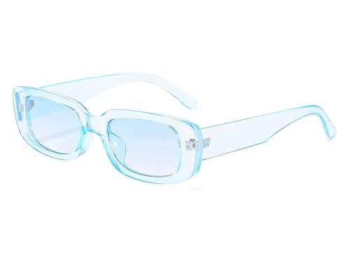 Image of IFLASH Rectangle Sunglasses for Women Retro Driving Glasses 90s Vintage Fashion Narrow Square Frame UV400 Protection Glasse