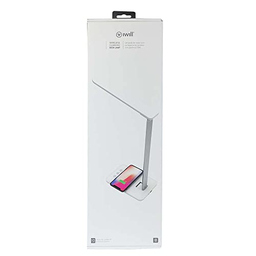 Wireless Charging Desk Lamp - iWill, Branco