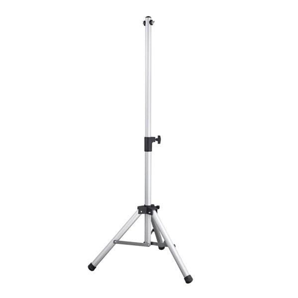Trípode para calefacción exterior de cuarzo infrarrojo Austral. Diseño elegante en cromado, medidas 69x69cm. Ideal para calentar espacios al aire libre. Perfecto para disfrutar del frío.