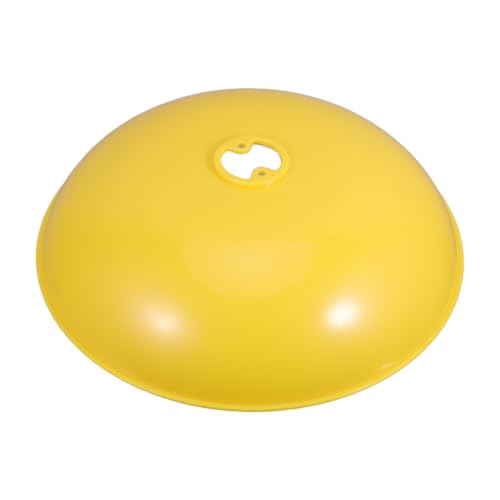 Plato y Captura de Derrames amarillo para lavado de ojos en area tecnica