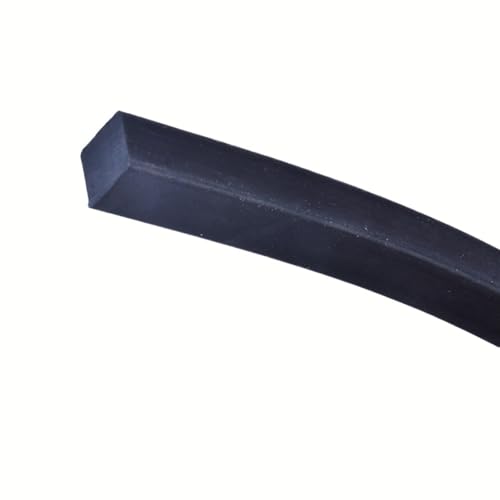 Nitrile Rubber Weatherstrip Heavy-Duty Noise Reduction Seal Shock & Friction Proof Weatherstrip(1 Meter,10 X 10mm)