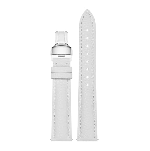 Correa de cuero genuino para reloj de mujer de elegante diseño clásico y suave acabado