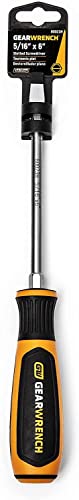 Image of GEARWRENCH 5 /16 inch x 6 inch Slotted Dual Material Screwdriver - 80023H