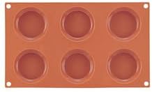 Marttellato SF04670 Flexible Mold, Flan Mold, 6 Pieces, Silicone, Italy WML7201
