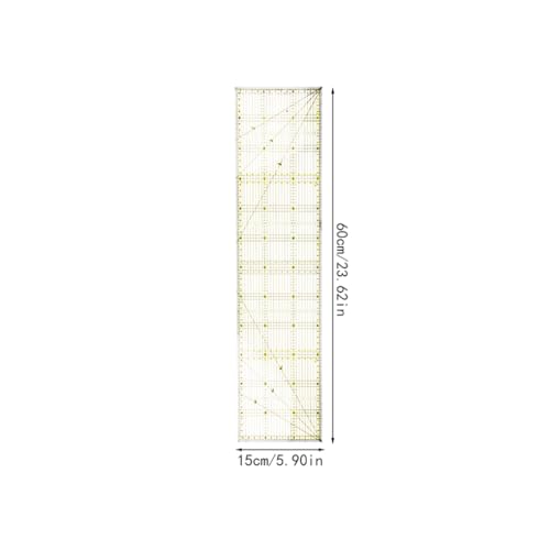Règle de patchwork avec guide de tissu horizontal pour coupe millimétrée - 7