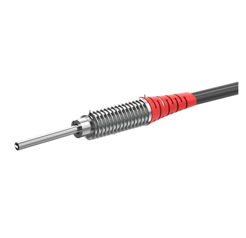 HJCMOONB Fiber Optic Sensor Diffuse Reflection M6 5/10mm Needle Length coaxial Non-coaxial Diffuse Reflection photoelectric Sensor(Non Coaxial M6 40mm)