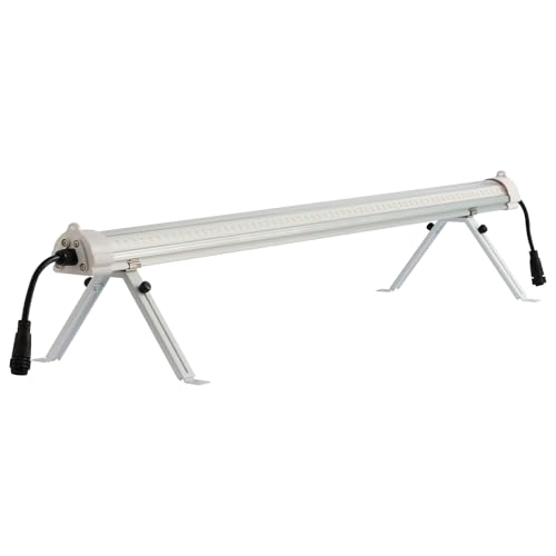 Lucius 120W Under Canopy LED Grow Lights 3 Sided Canopy LED BAR with Adjustable Stands 2.9mol/J High Waterproof IP66 Full Spectrum Under Canopy Grow Light for Grow Tents Daisy-Chain Dimming 4ft