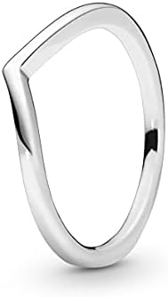 Pandora Polished Wishbone Sterling Silver Ring