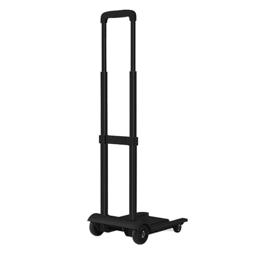 Carrito plegable con ruedas, capacidad de 70 kg, ligero y portátil, ideal para compras, mudanzas, camping, viajes, carrito utilitario
