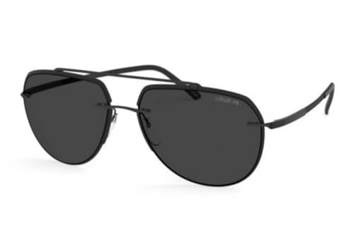 Silhouette ACCENT SHADES 8719 Black/Grey one size fits all men Sunglasses