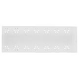 BESPORTBLE Verstellbares Spannregal aus Kunststoff 32 48cm für Kleiderschränke Erweiterbares Schrankregal Organizer Vielseitiger Schrankteiler für Küche und Bad