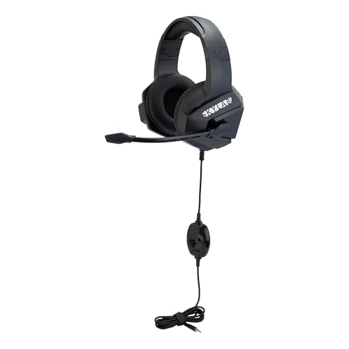 Image of Egghead Skylab Gaming & Multimedia Headset with Inline Volume Control, Mic Mute, 6.5-Foot Braided Cord, Memory Foam Leatherette Cushions, and Omni-Directional Mic, Pack of 10