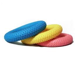 ROXANKids Play Vishwa Tennikoit Gripper/Dotted Ring (Multicolour) -Pack of 3