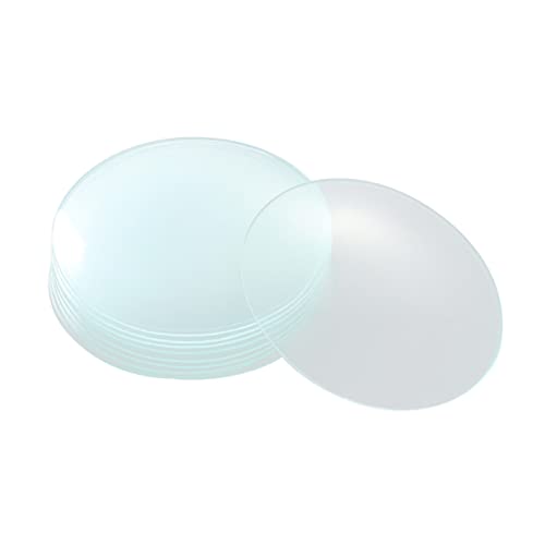 10pcs Beaker Lid Watch Glass Laboratory Glass Beaker Cover Laboratory Cover Laboratory Beaker Cover Chemical Experiment Glass Laboratory Glass Cover Beaker Cover for Labs