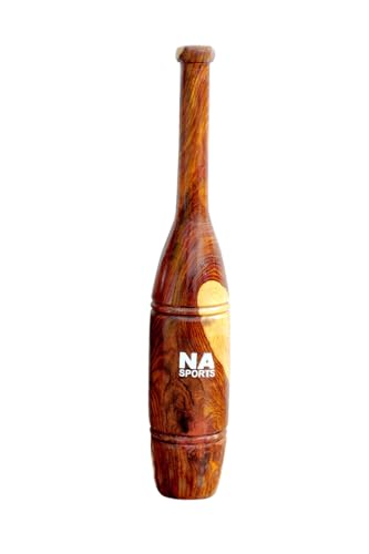 Image of Zain SportsMoongri Mugdar 13KG Indian Club Karla Kattai Gada for Functional Training Home and Gym Full Body Workout