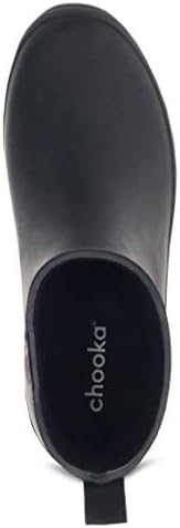 Chooka Womens Classic Chelsea Bootie Rain, Black, 11 US | Image 6