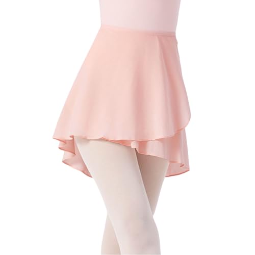 Falda de ballet para adultos, falda de gasa, falda de danza, falda de entrenamiento de danza para hombre, Rosa., M