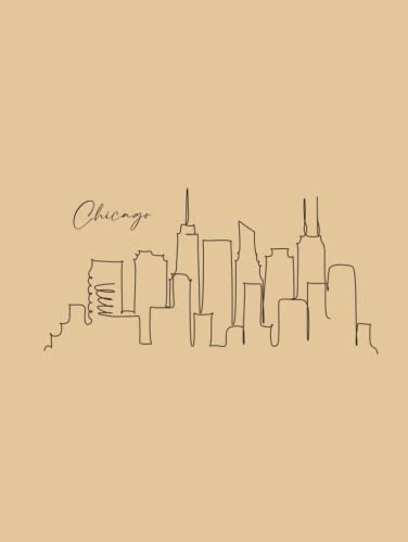 Chicago: Decorative Books for Interior Decor and Staging on Coffee Tables, Bookshelves, and Around the House to Create a Sophisticated and Modern Look