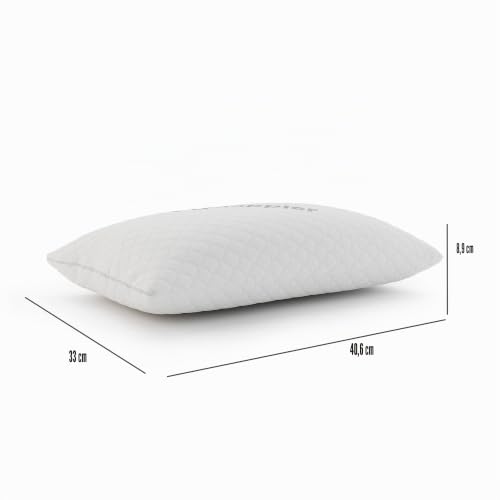 Nappler Petit Oreiller en Mousse à mémoire de Forme déchiquetée pour Voyage et Camping – Oreiller de lit Compressible à fermeté Moyenne, Soutien profilé, Housse Respirante, Lavable en Machine, idéal – vue 3