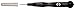 C. K Tools T4845 26 Precision Ceramic Slotted Trimmer, 0.102-Inch Tip x 5/8-Inch Shaft and 3 3/8-Inch Handle