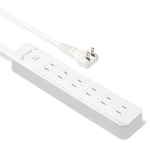 Amazon.co.jp: Amazonベーシック 電源タップ 6個口 1.8m 雷ガード 790
