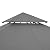 Yaheetech Gazebo for Patios 11x11 - Outdoor Powder-coated Steel Frame Gazebo, Double Roofs Grill Gazebo BBQ Pavilion, Water-resistant, for Lawn/Backyard/Garden/Deck, Dark Gray