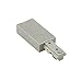WAC Lighting HLE-BN H Track Live End Connector, Brushed Nickel