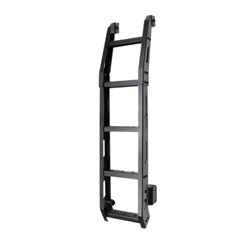 Car Rear Door Tailgate Ladder Tail Gate Climbing Ladder Aluminum Alloy Tail Door Ladder Accessories Compatible for Suzuki Jimny JB64 JB74(Model A)